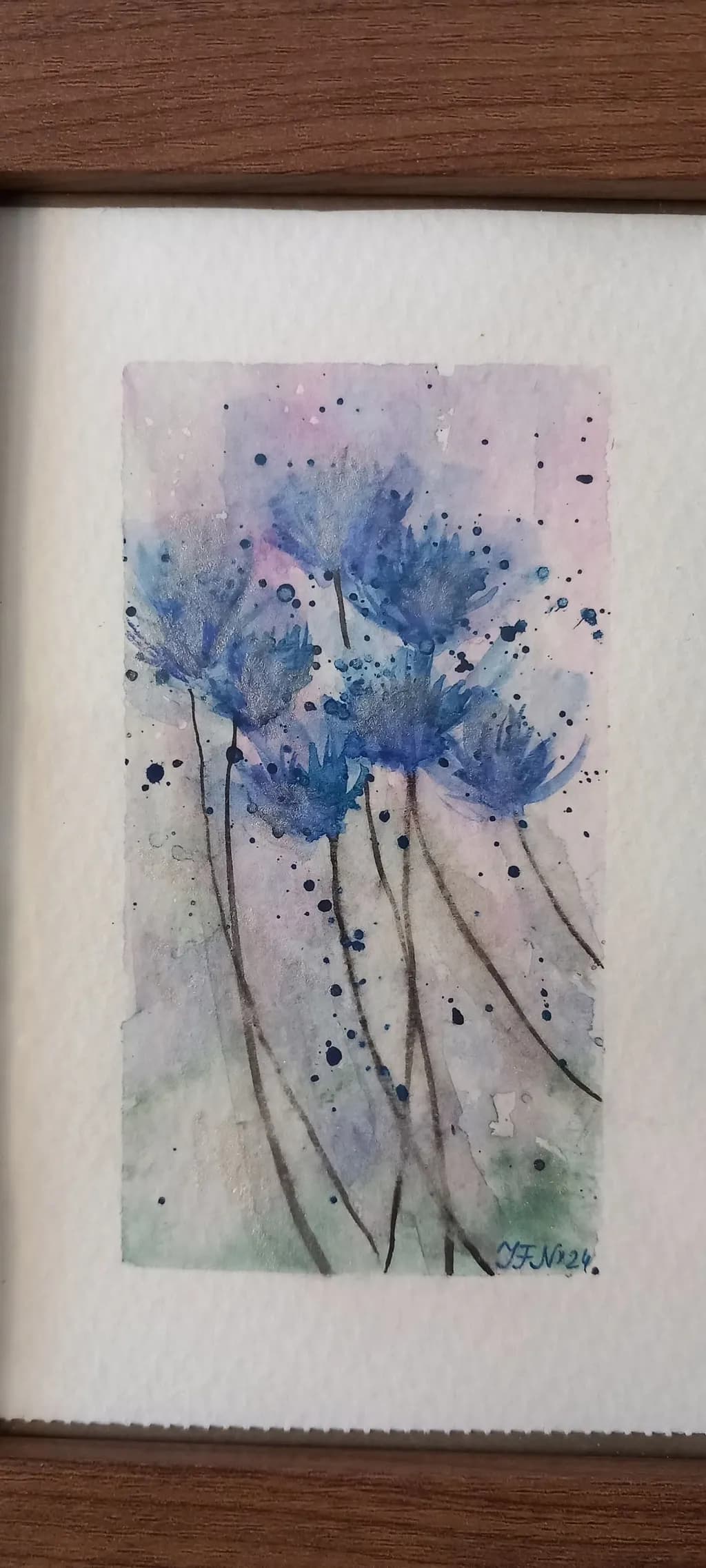 Blue Flowers Drift