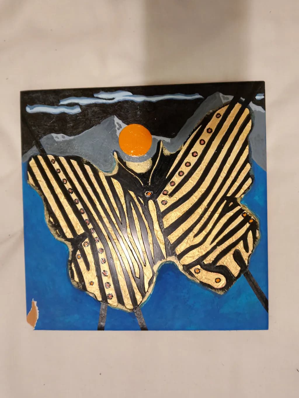 Golden Striped Manta Ray