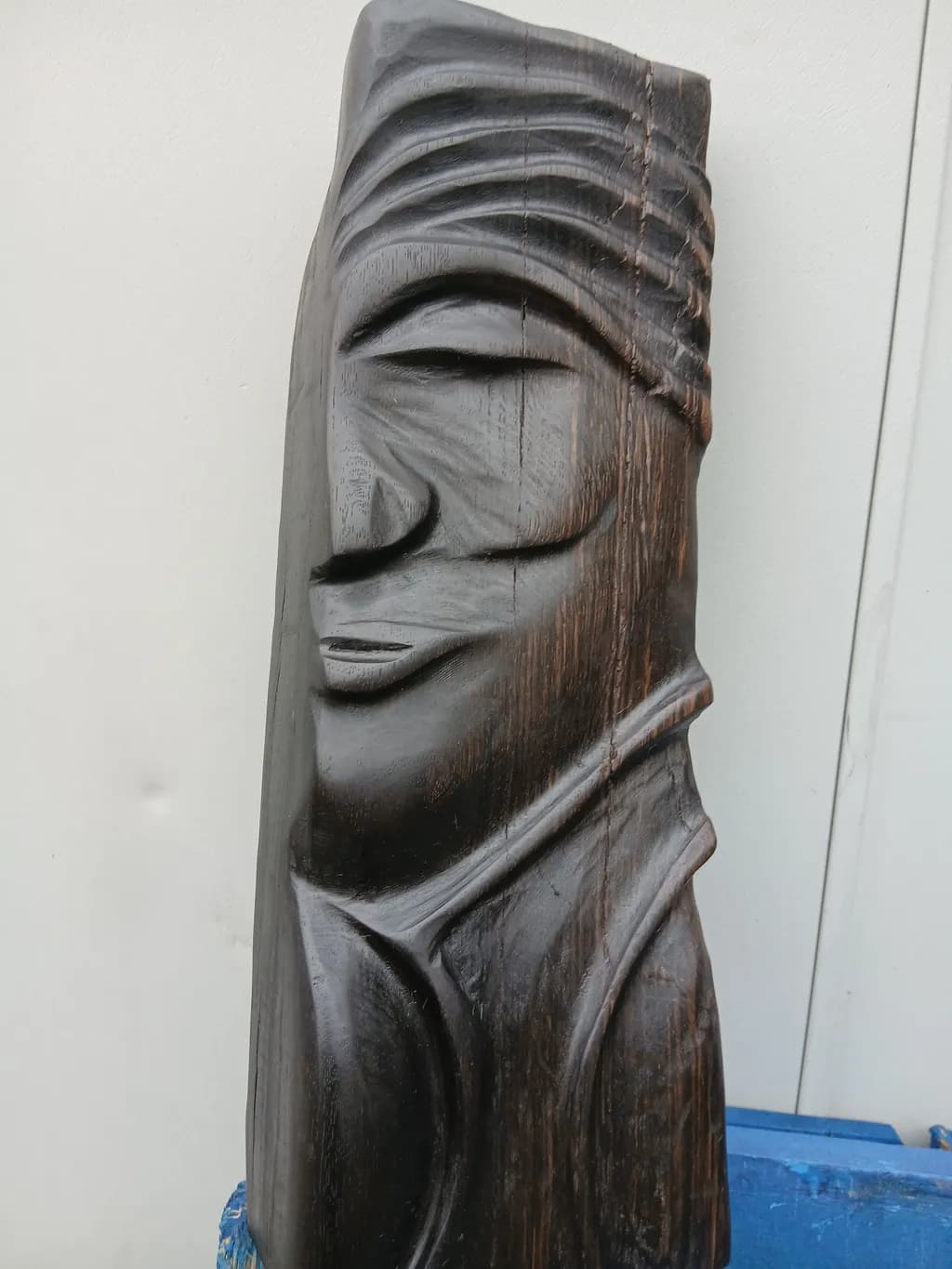 Serene Wood Face