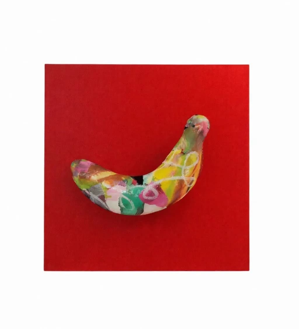 Colorful Ceramic Bird Sculpture