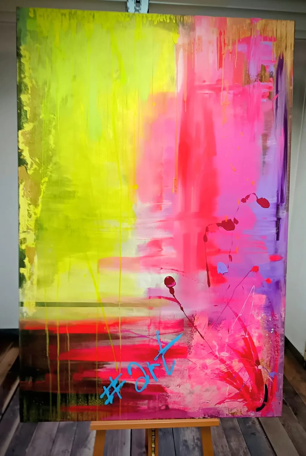 Abstract Canvas Burst