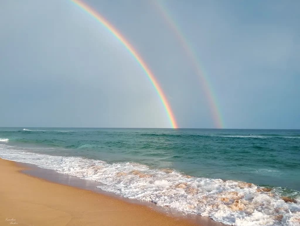 Rainbow on Beach
