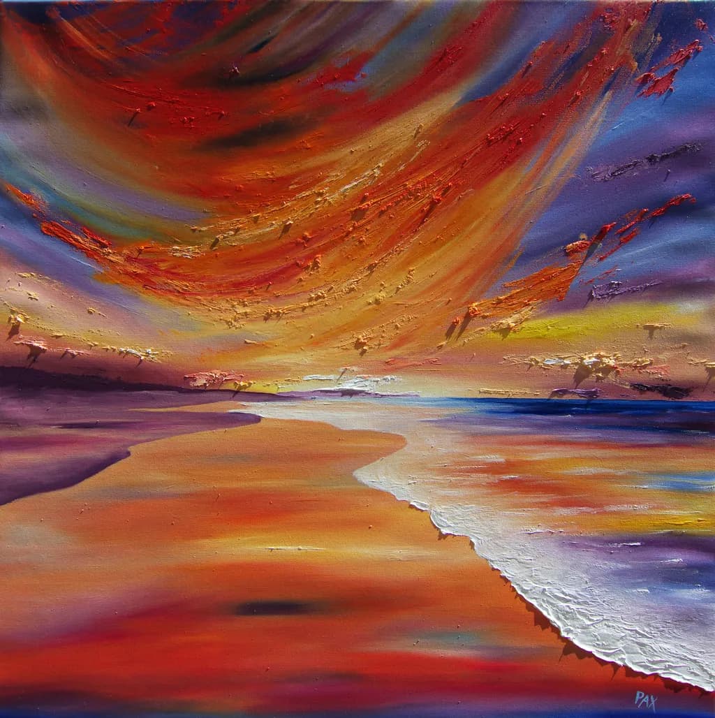 Dramatic Beach Sunrise