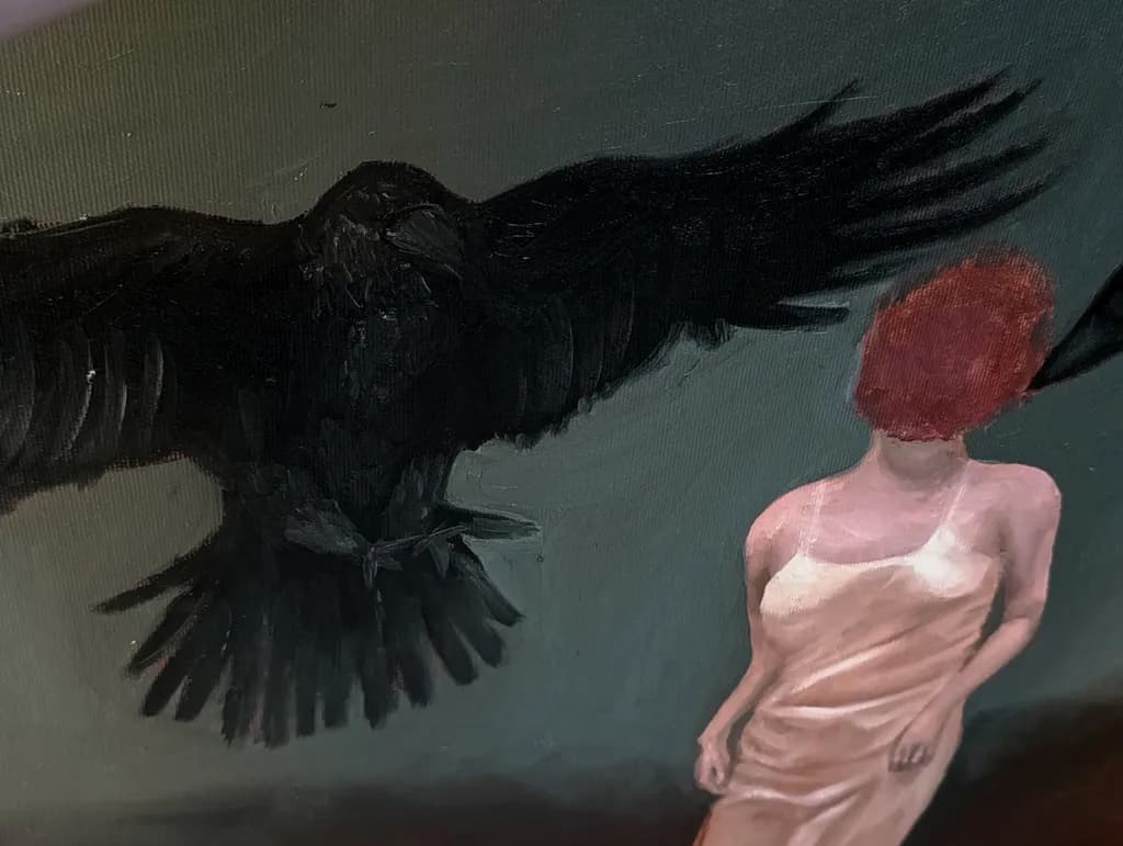 Whispers of the Raven: A Dance Between Shadows and Light