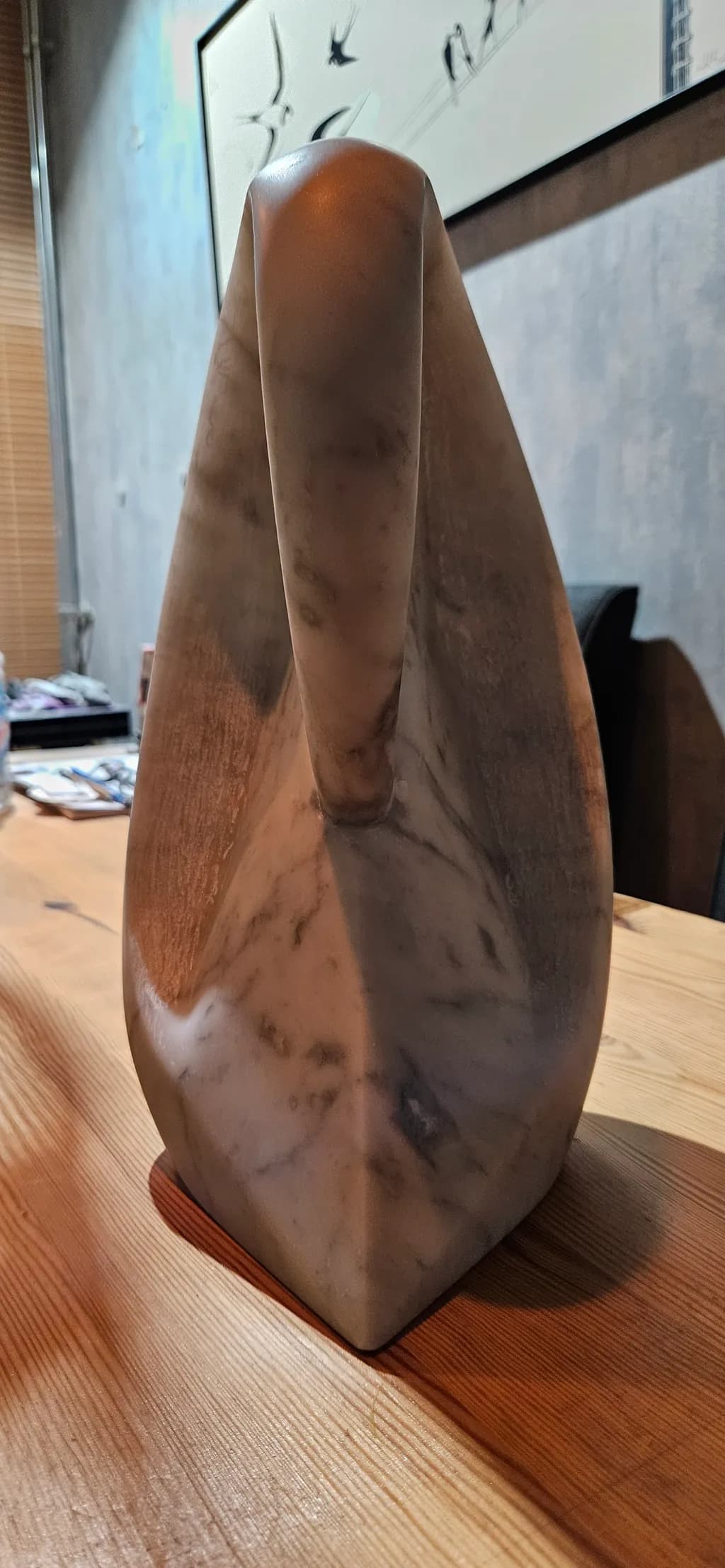 Ethereal Elegance: A Sculptural Journey in Marble Form