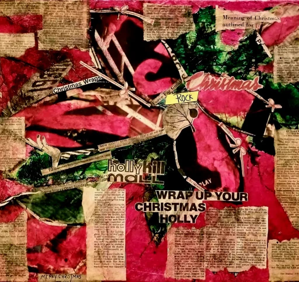Holly Jolly Collage: A Festive Celebration of Christmas Spirit and Tradition