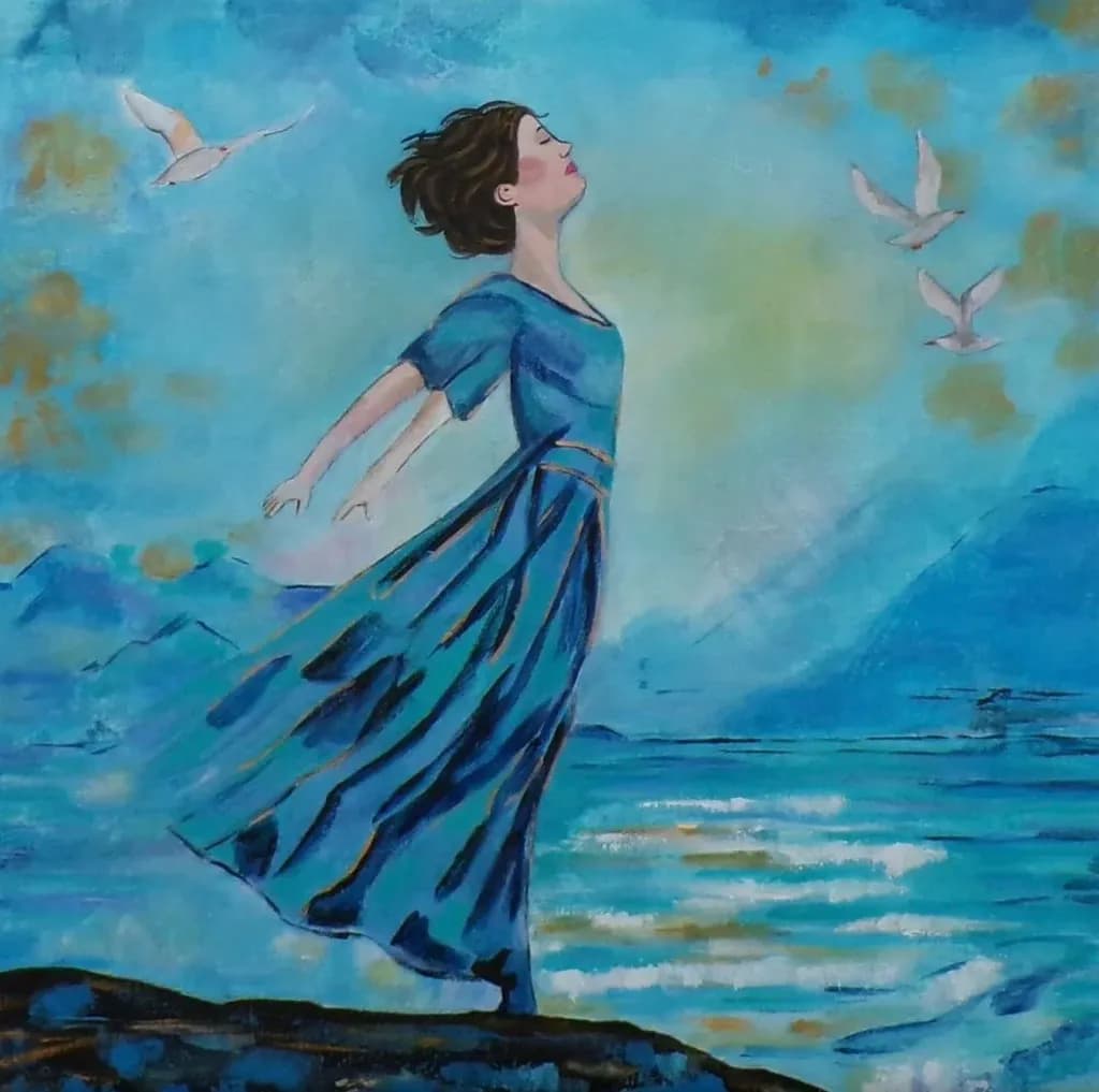 Woman at the Tide