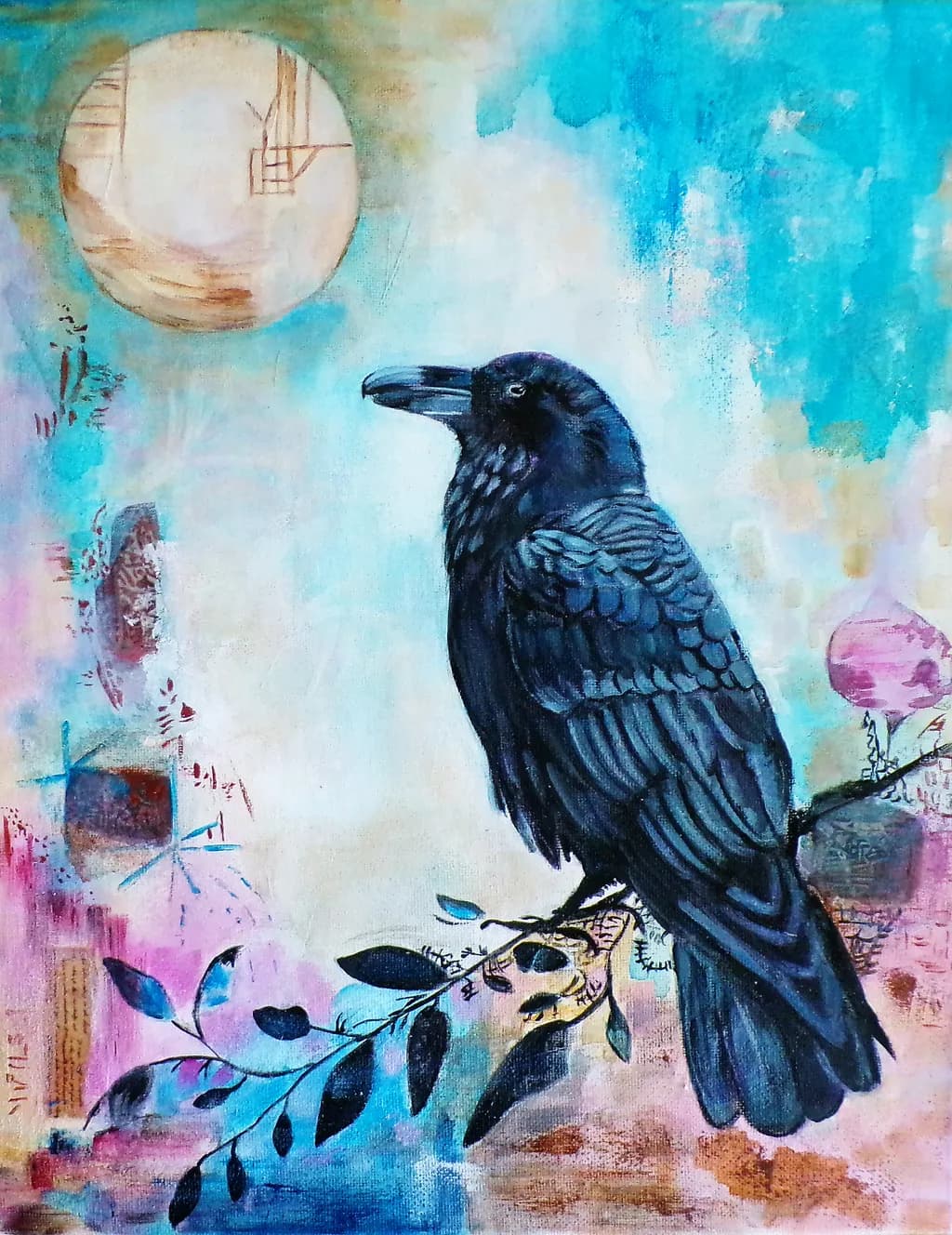 Whispers of the Raven: A Journey Through Color and Light