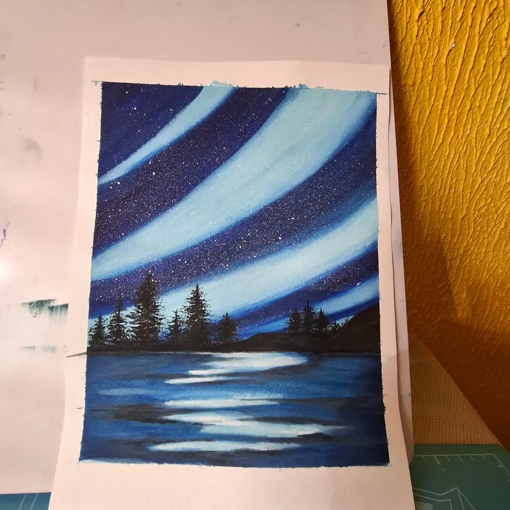 Whispers of the Night Sky: A Serene Reflection of Stars and Water
