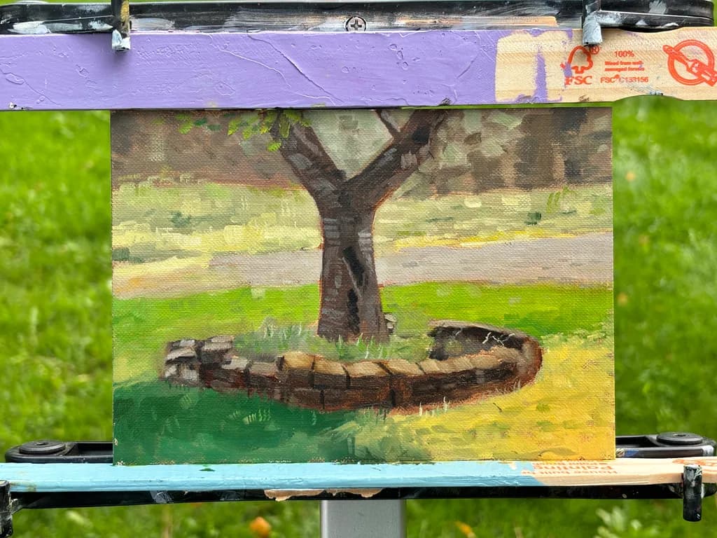 Whispers of Nature: A Serene Tree Embracing the Earth’s Embrace