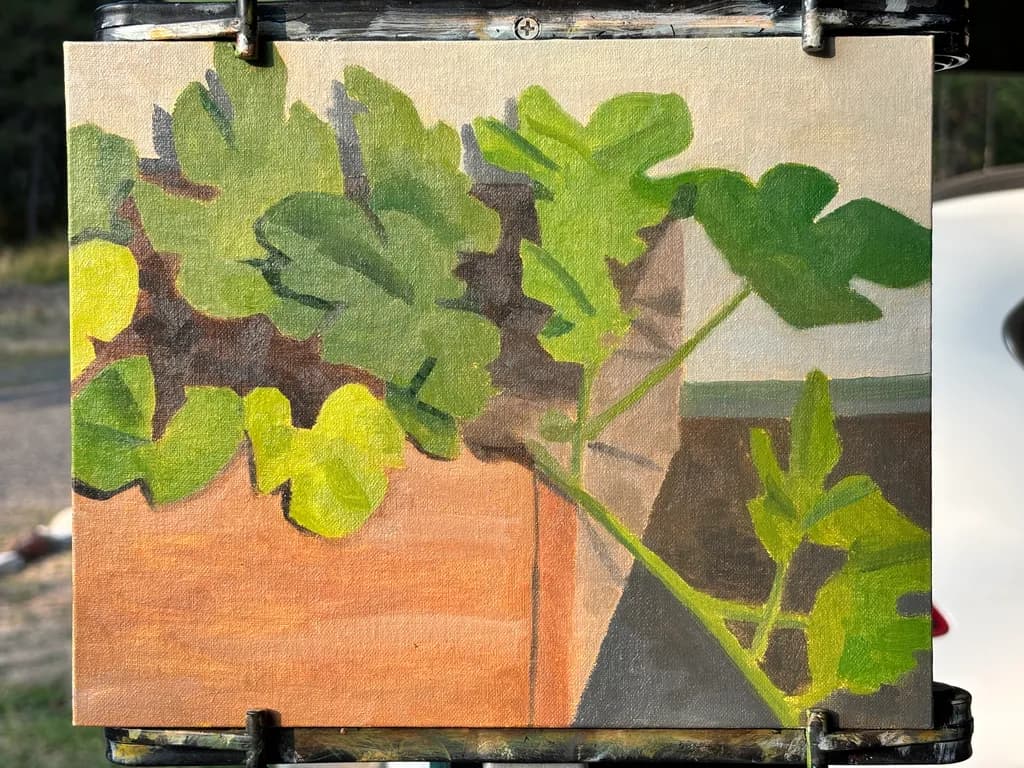 Whispers of Green: A Textured Journey Through Nature's Leaves