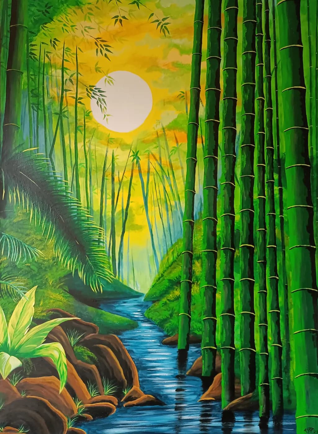 Golden Bamboo Stream