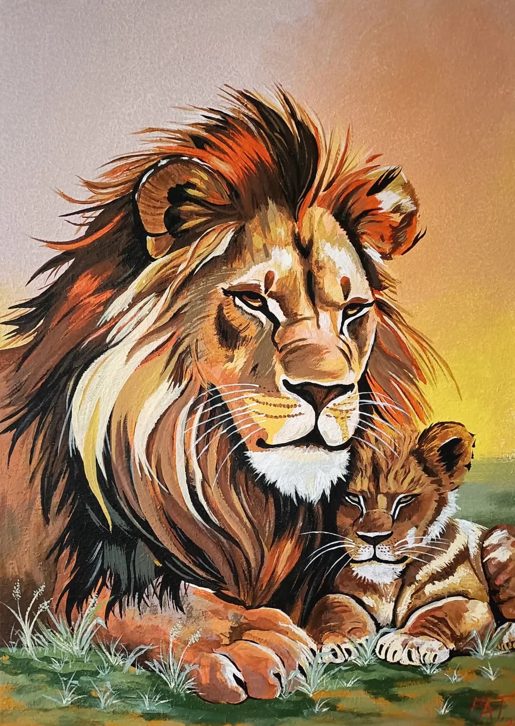 Lion's Embrace