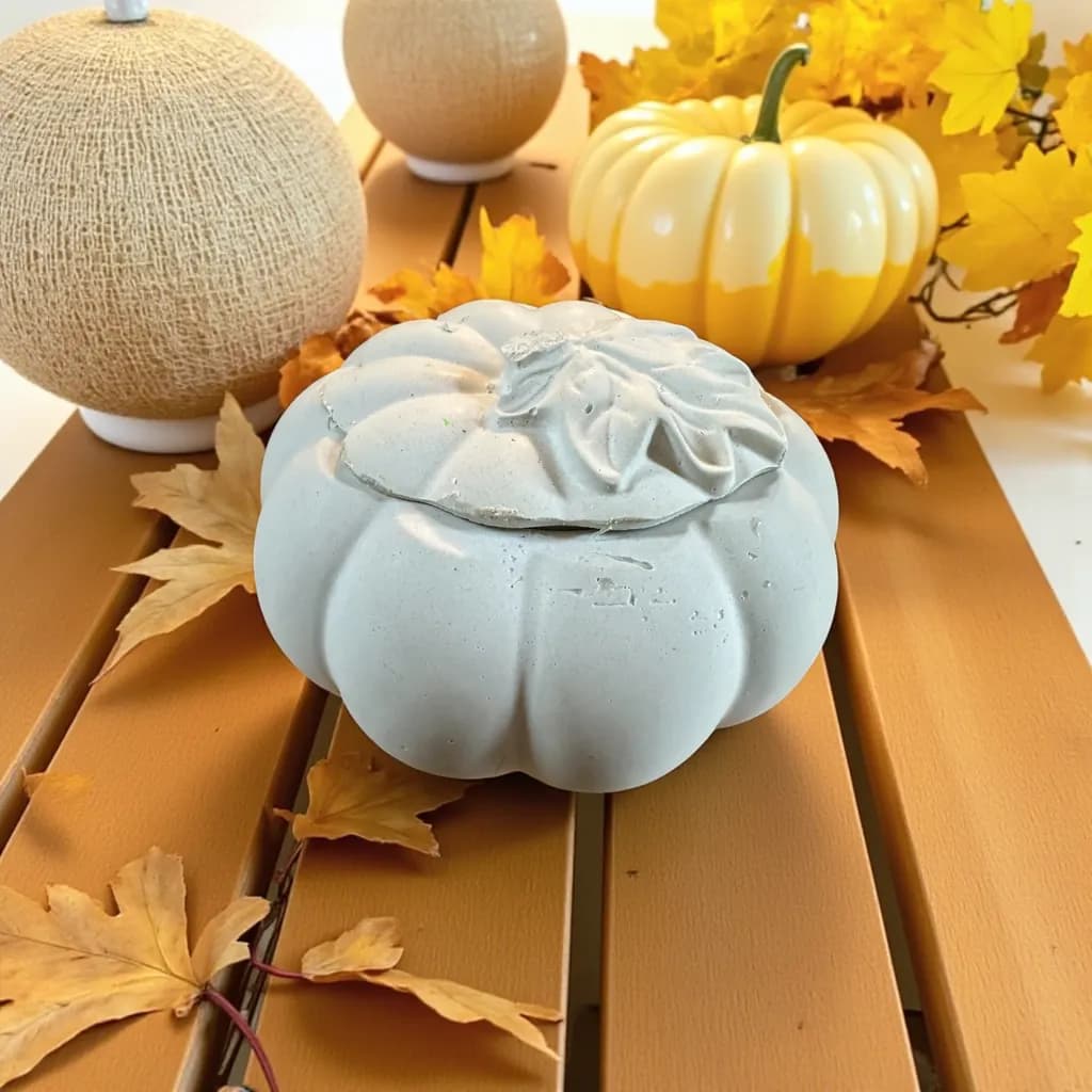 Autumn's Embrace: A Ceramic Pumpkin Delight for Seasonal Decor