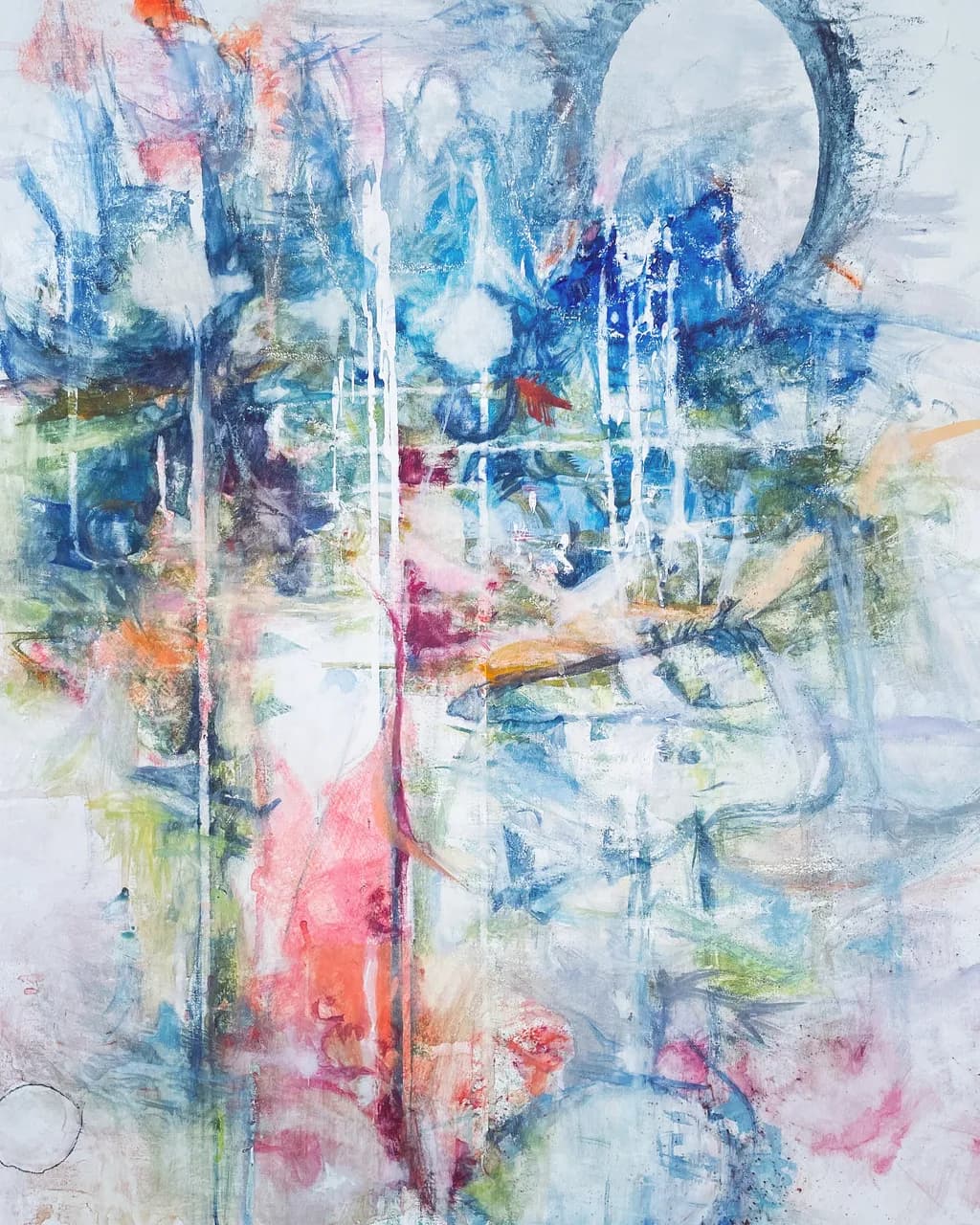 Whispers of Color: An Abstract Journey Through Emotion and Light