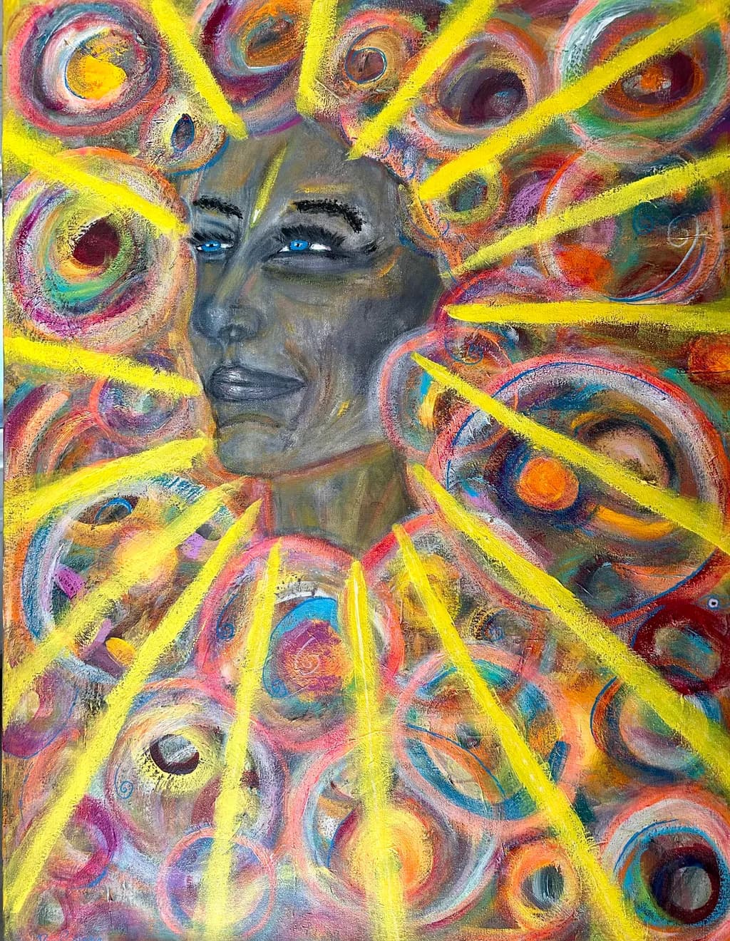 Radiant Visions: Embracing Light and Color in a Whirlwind of Emotion
