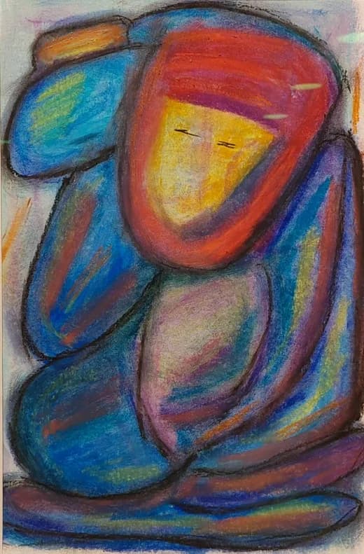 Vibrant Embrace: A Journey Through Color and Emotion