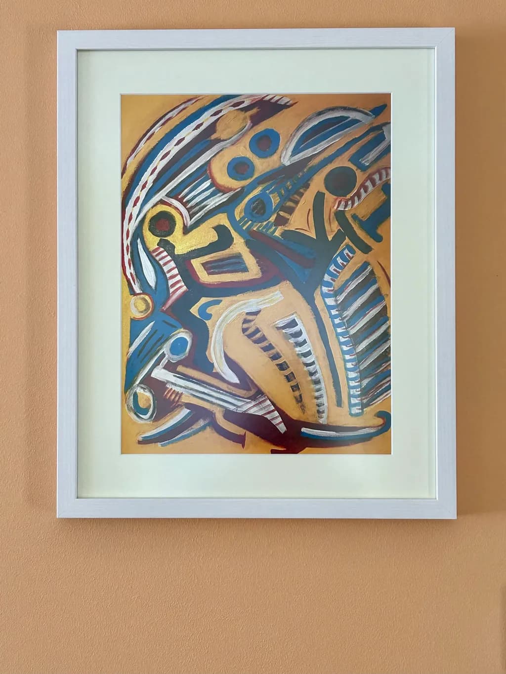 Vibrant Geometric Harmony: An Abstract Journey Through Color and Form