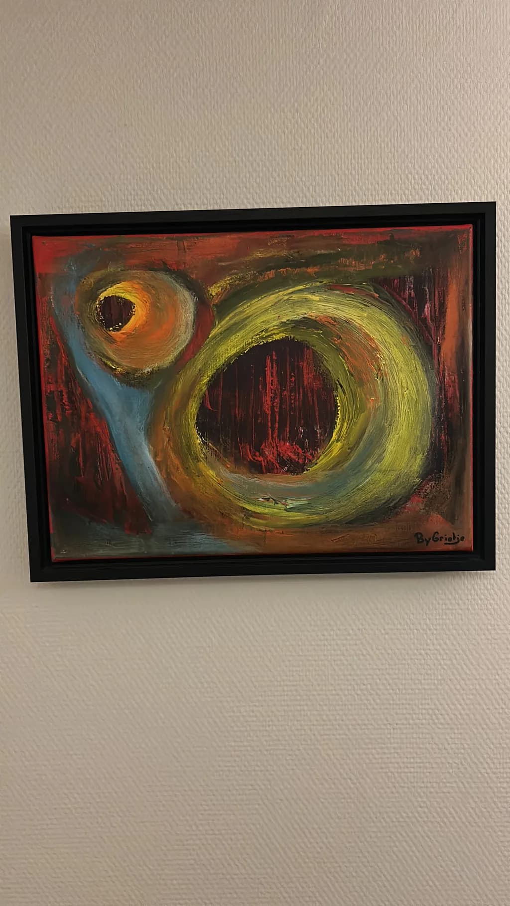 Whirls of Emotion: A Vibrant Dance of Color and Form in Abstract Art