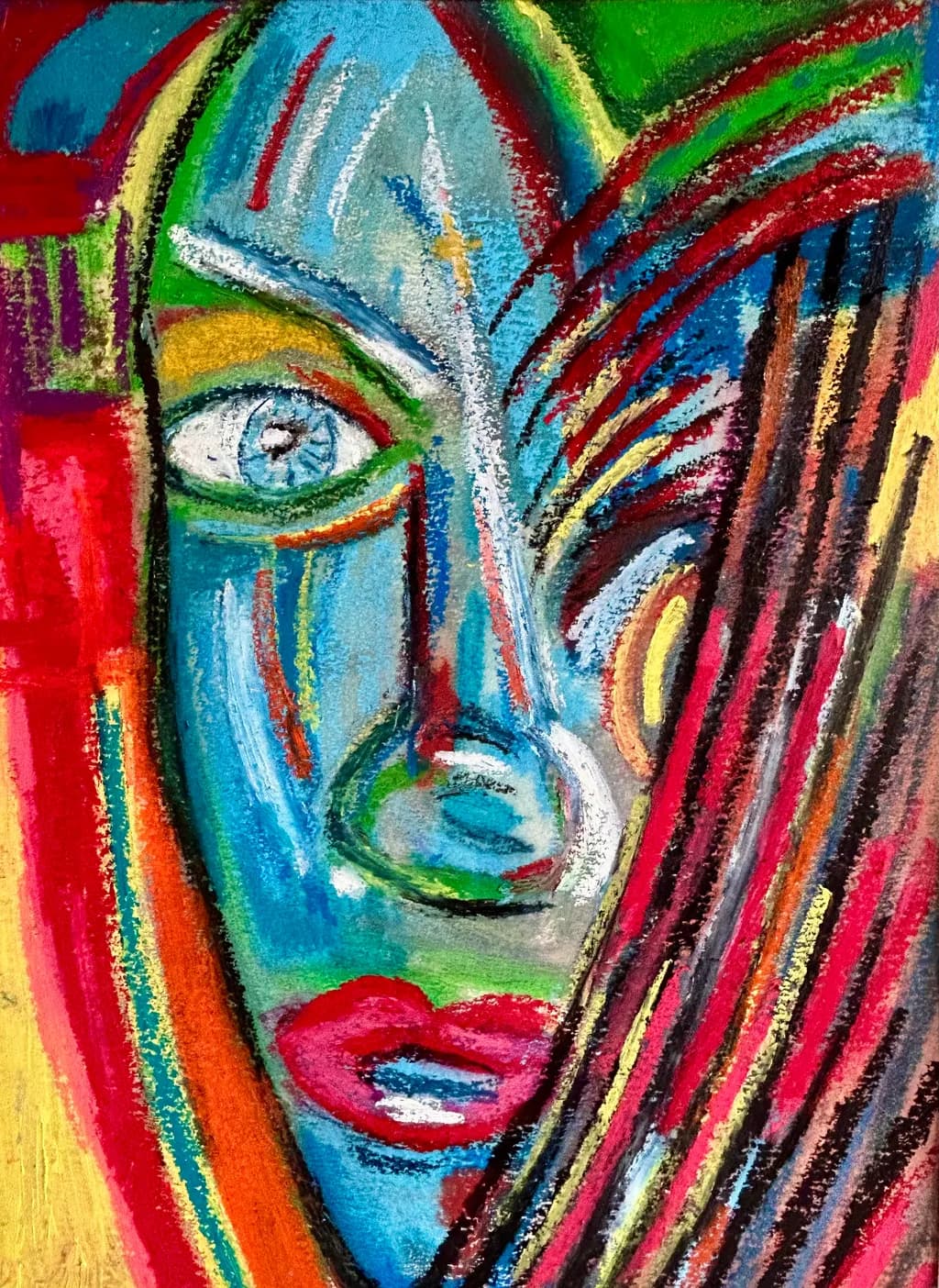 Vibrant Reflections: A Colorful Exploration of Identity and Emotion