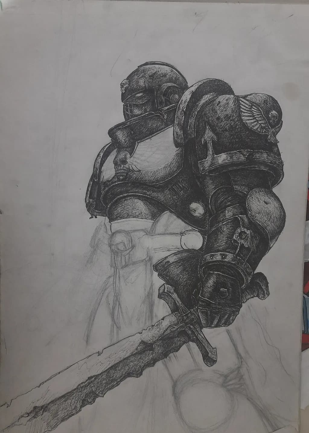 Warrior's Resolve: A Bold Tribute to Strength and Valor in Ink