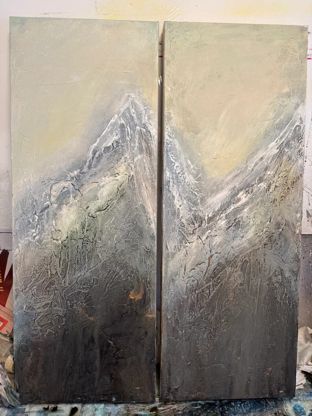 Monochrome Mountainscape