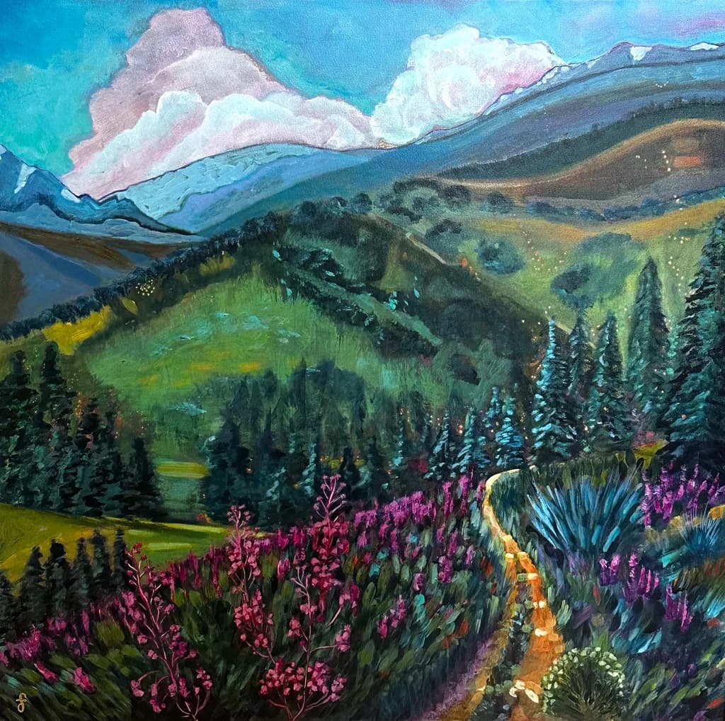 Fireweed in the Mountains