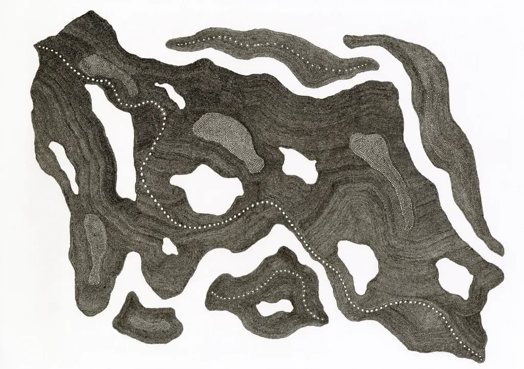 Ethereal Landscapes: A Journey Through Abstract Forms and Textures