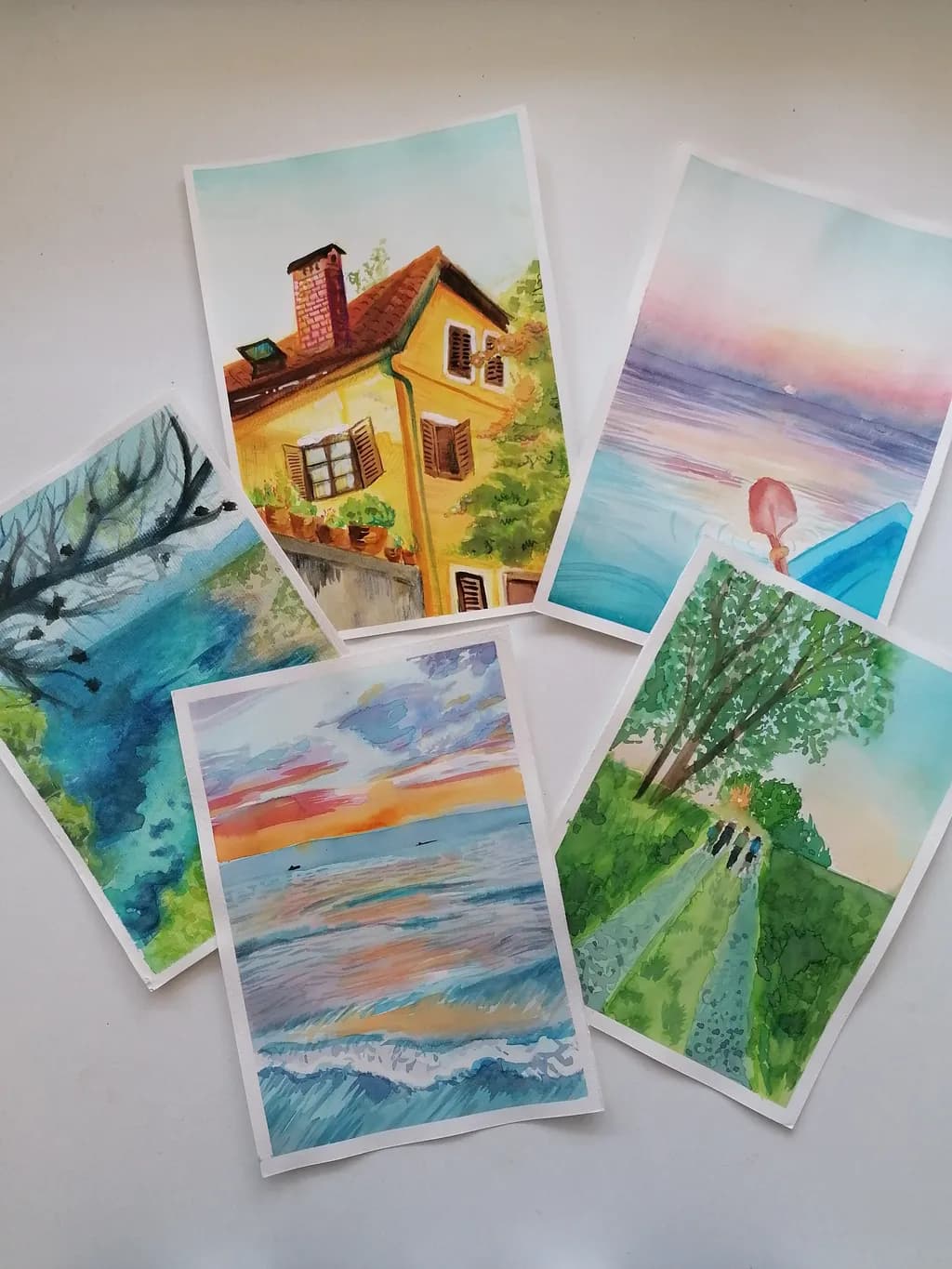 Whispers of Nature: A Collection of Serene Watercolor Landscapes