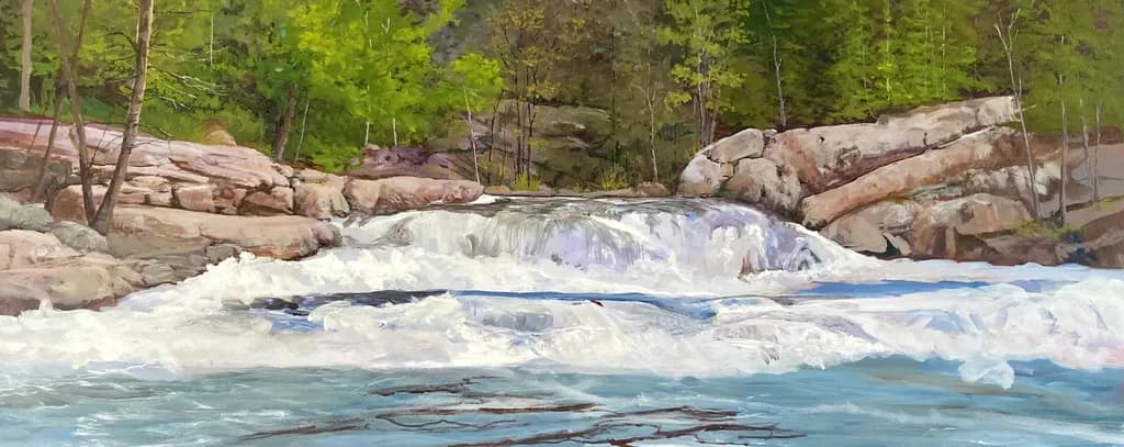 Forest Waterfall Stream
