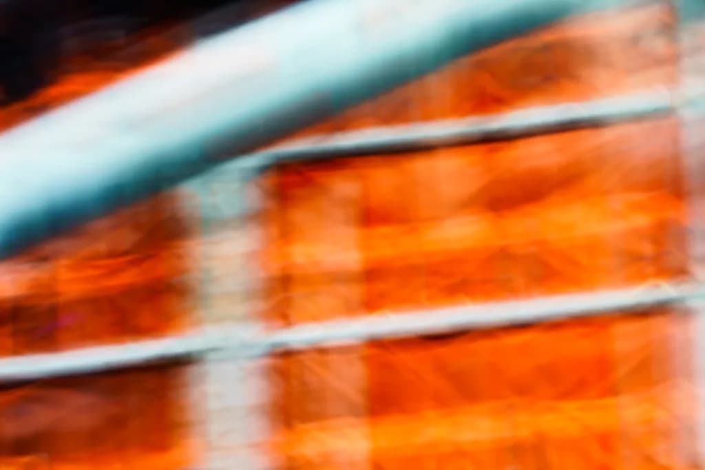 Blurred Ember Lines