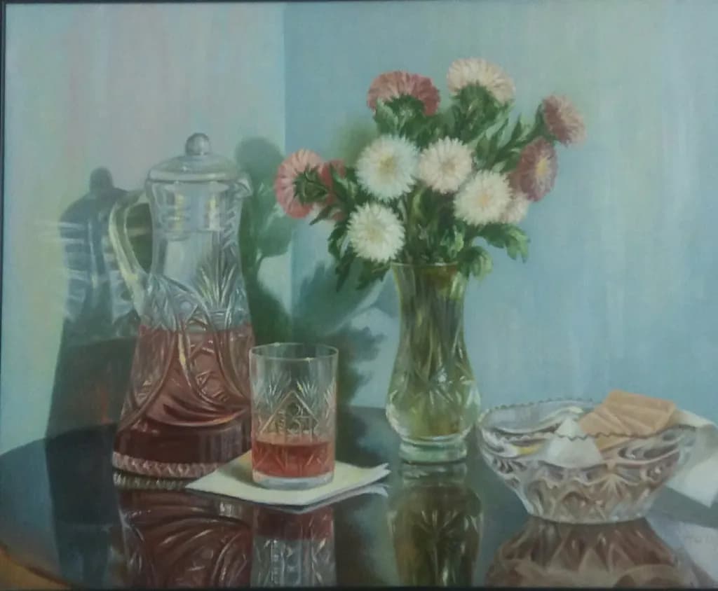 Crystal Vase Still-Life