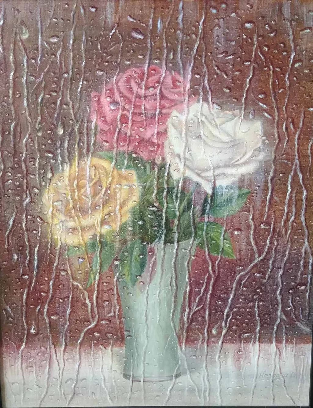 Rain-Kissed Roses