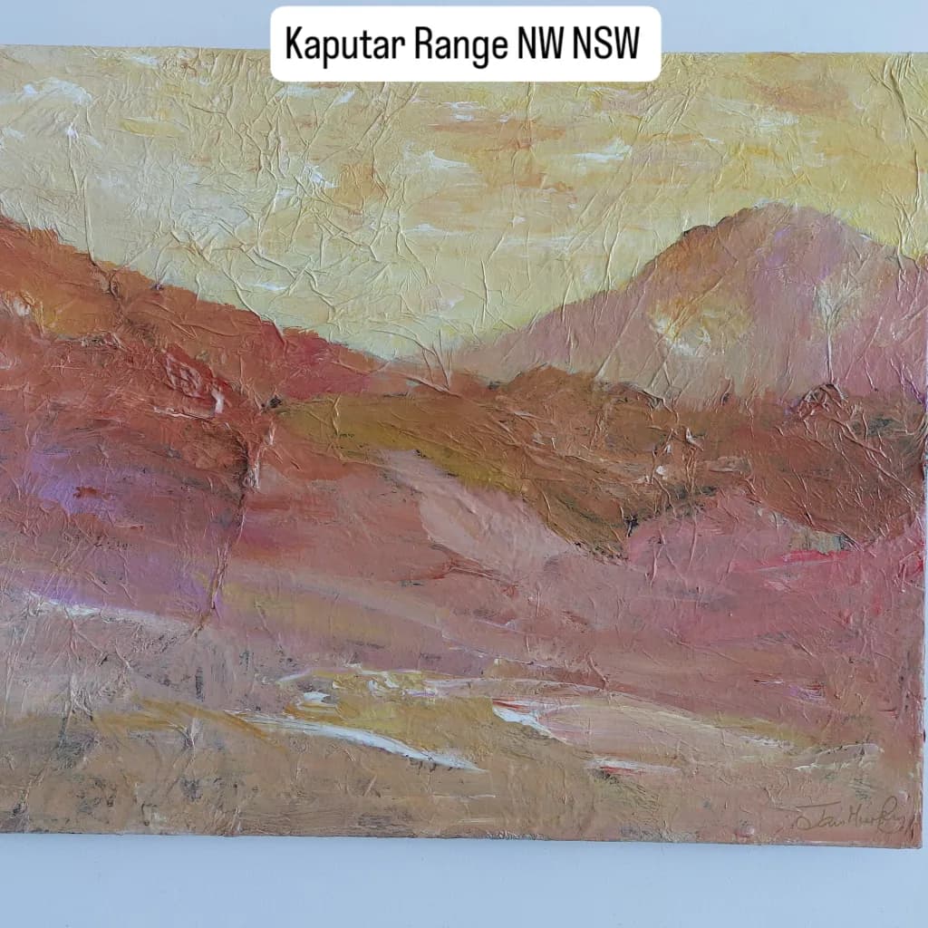 Whispers of the Kaputar Range: A Serene Landscape in Warm Hues