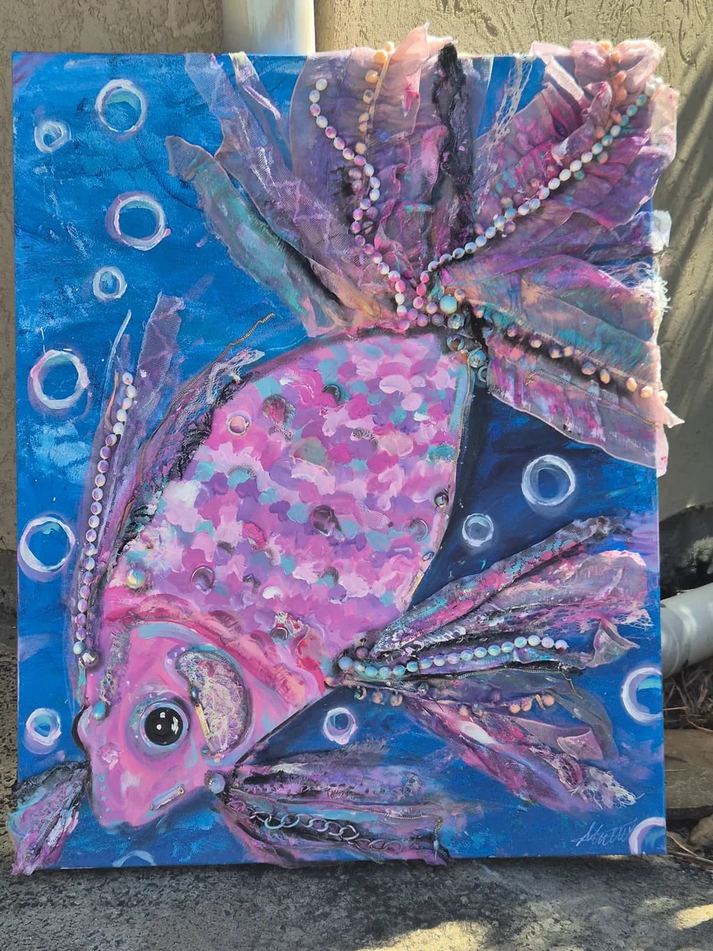 Pink Fish Bubbles