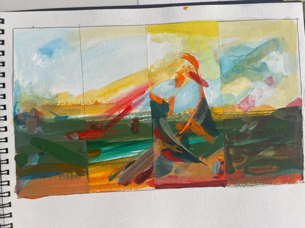 Abstract Landscape Composition
