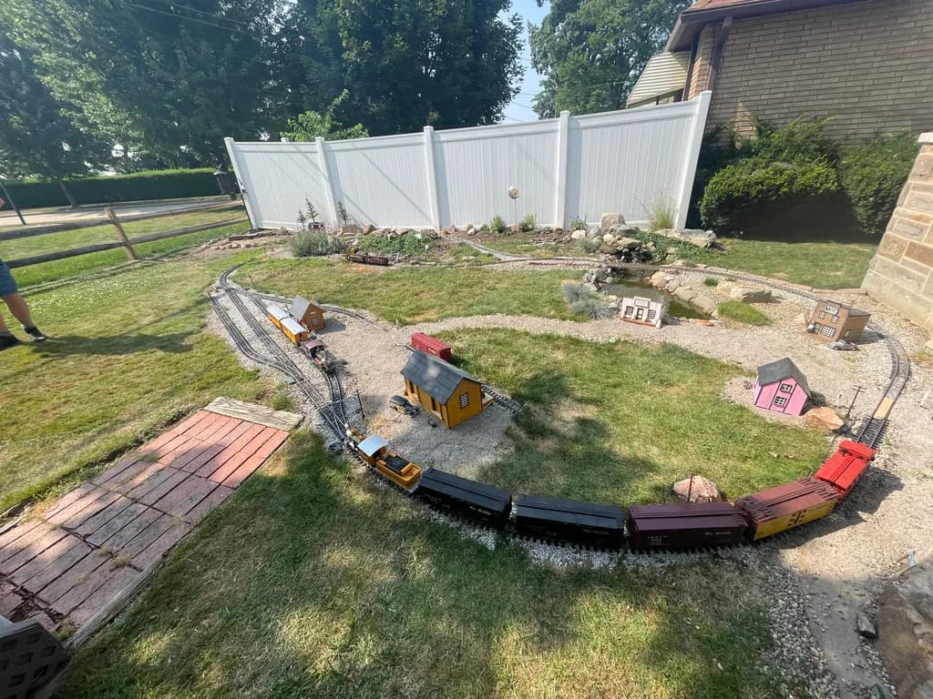 Garden Train Village