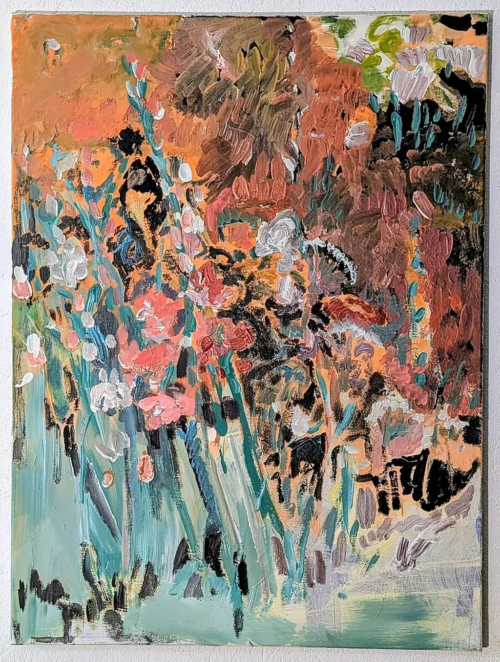 Whispers of Color: A Vibrant Floral Dance in Abstract Harmony