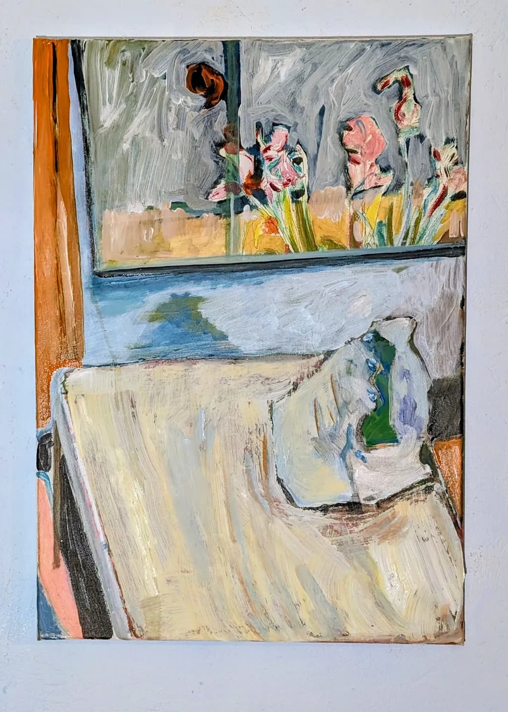 Whispers of Color: A Still-Life Journey Through Abstract Floral Elegance