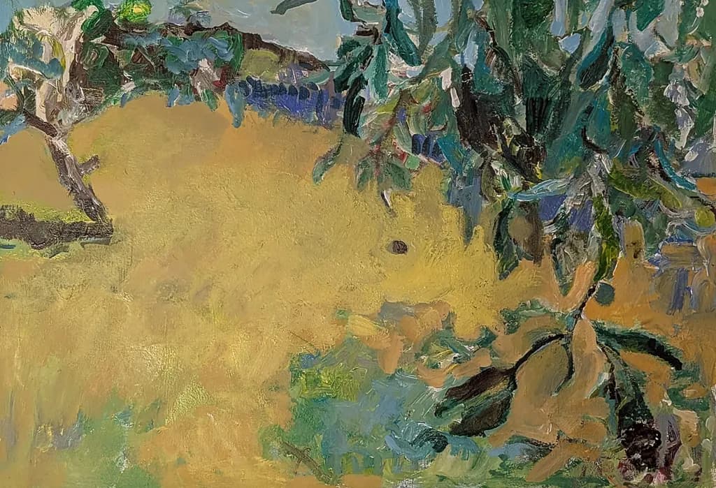 Vibrant Harmony: An Abstract Landscape of Nature's Colors
