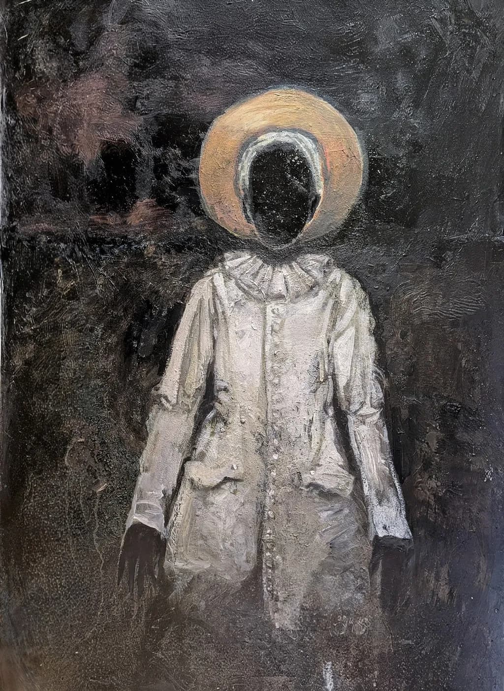Whispers of the Unknown: A Haunting Figure in Shadows
