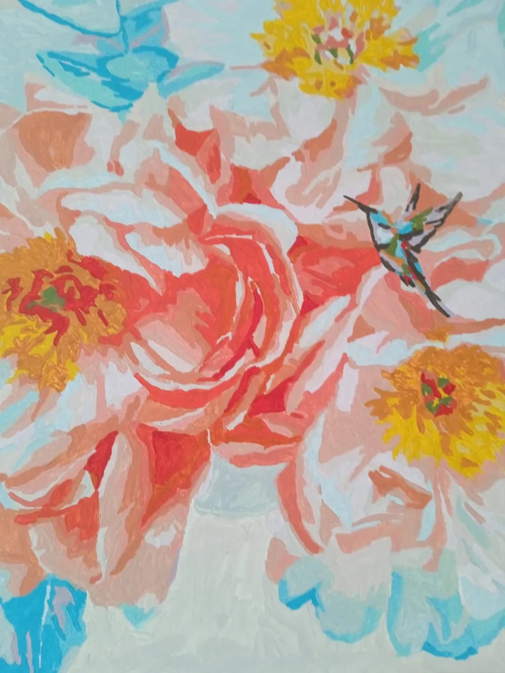 Whimsical Blossoms: A Vibrant Dance of Nature's Colors