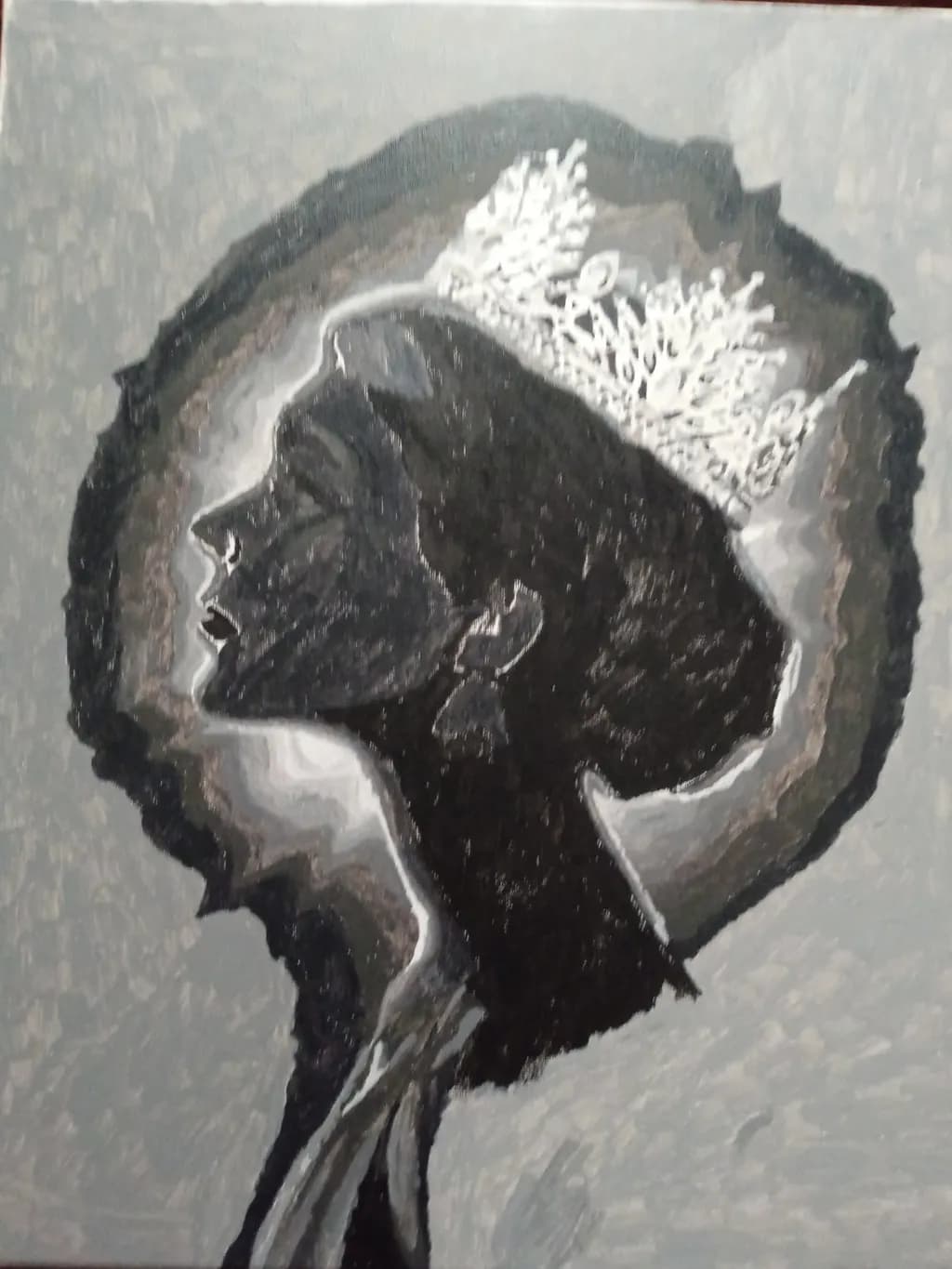 Whispers of Elegance: A Monochrome Portrait of Grace and Identity