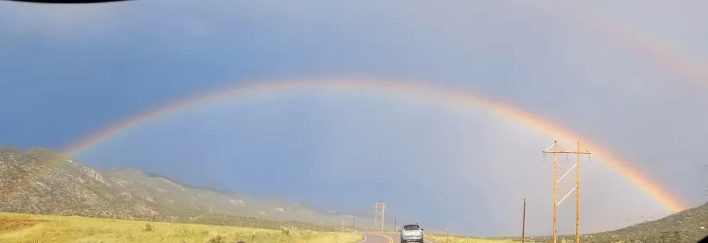 Chasing Rainbows: A Serene Journey Through Nature's Palette