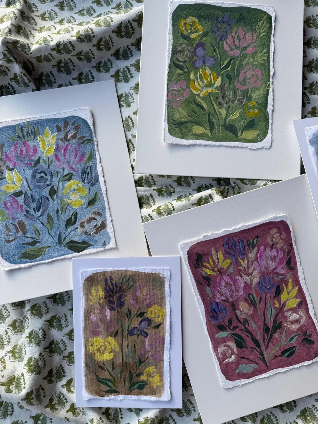 Muted Garden Blooms