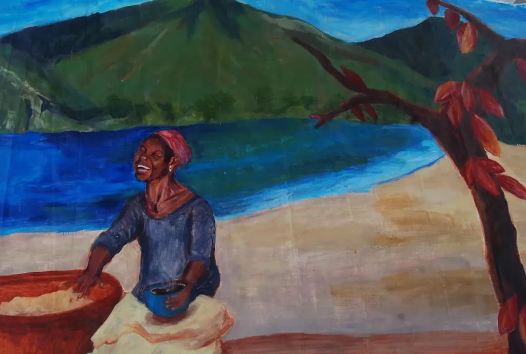 Embracing Joy: A Vibrant Celebration of Life by the Shore
