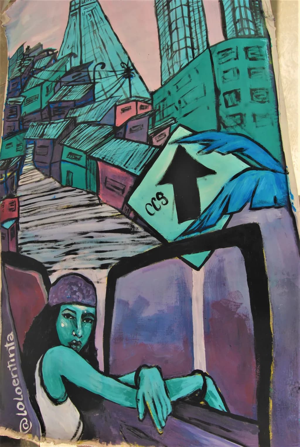 Urban Dreams: A Colorful Portrait of City Life and Expression
