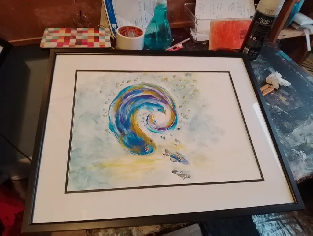 Colorful Fish Swirl