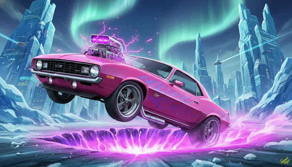 Pink Hot Rod Adventure