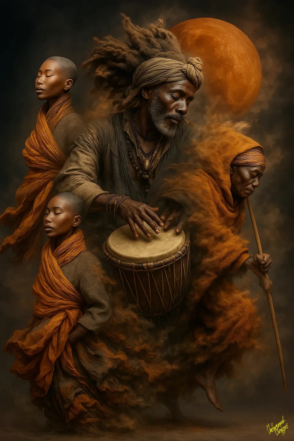 African Dance Drum